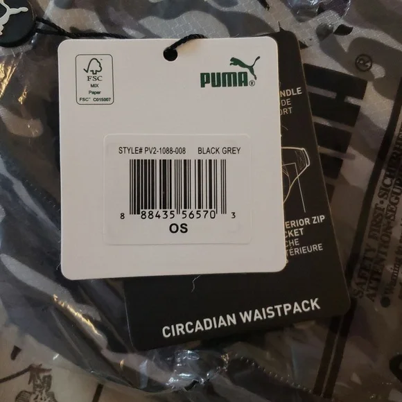 Puma Camouflage Circadian Waistbag Fanny Pack NWT - Picture 8 of 8